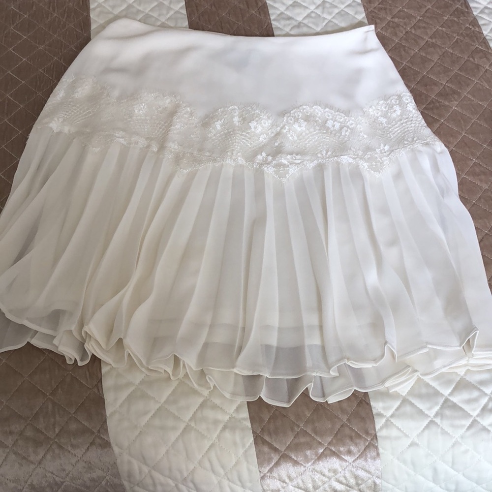 White Lace Skirt - image 1
